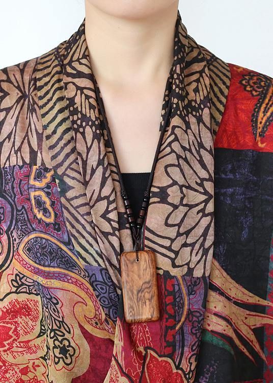 Classy Print V Neck long sleeve Holiday Summer Chiffon Dress Classy Print V Neck long sleeve Holiday Summer Chiffon Dress