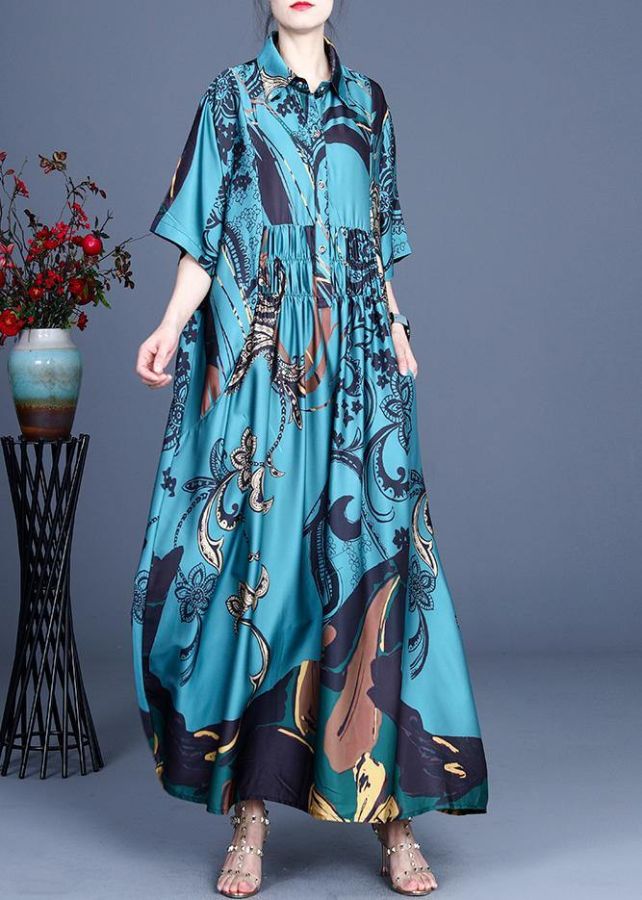 Diy Beige Print Chiffon Cinched Summer Holiday Dress Diy Beige Print Chiffon Cinched Summer Holiday Dress